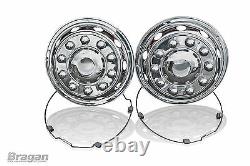 To Fit Scania Volvo DAF MAN 22.5 Universal Truck Lorry Front Wheel Trim Covers