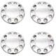 To Fit Volvo Truck & Bus Stainless Steel 22.5 Wheel Covers 4pcs