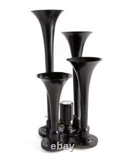 Train Horn Kit Air 12v 1g 4 Trumpet 150 Psi For Cars/truck Loud Viking Horns