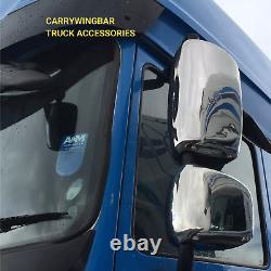 Truck DAF XF 105 Side Mirror Guards Cover Chrome Stainless steel