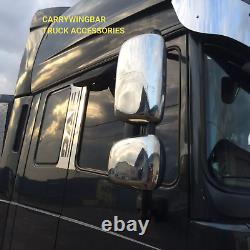 Truck DAF XF 105 Side Mirror Guards Cover Chrome Stainless steel