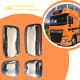 Truck Daf Xf 106 Euro 6 Side Mirror Guards Cover Chrome Stainless Steel