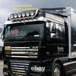 Truck DAF XF 95 Side Mirror Guards Cover Chrome Stainless steel