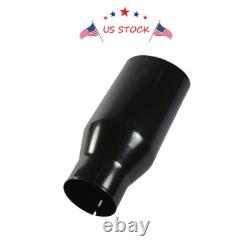Truck Diesel Stainless Steel Exhaust Tip With Bolt 4 Inlet 6 Outlet 15 Long