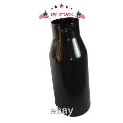 Truck Diesel Stainless Steel Exhaust Tip With Bolt 4 Inlet 6 Outlet 15 Long