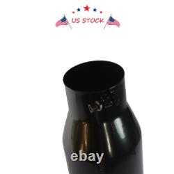 Truck Diesel Stainless Steel Exhaust Tip With Bolt 4 Inlet 6 Outlet 15 Long