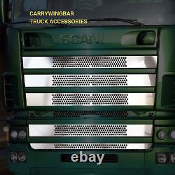 Truck Front Grill for Scania 1998-2004 L Cab Chrome Stainless steel