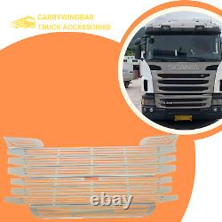 Truck Front Grill for Scania G420 Striped Chrome Stainless steel