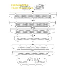 Truck Front Grill for Scania R400-R440 Narrow Cabin Without Sensor Chrome steel