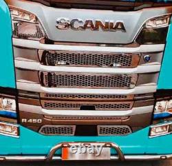 Truck Front Grill for Scania R Series 2017-2024 Chrome Stainless Steel