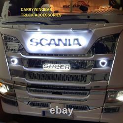 Truck Front Grill for Scania R Series 2017-2024 Chrome Stainless Steel