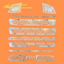 Truck Front Grill for Scania R Series 2017-2024 Chrome Stainless Steel