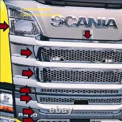 Truck Front Grill for Scania R Series 2017-2024 Chrome Stainless Steel