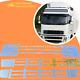 Truck Front Upper And Lower Grill For Volvo Fh2 Chrome Stainless Steel