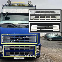 Truck Front Upper and Lower Grill for Volvo FH2 Chrome Stainless steel