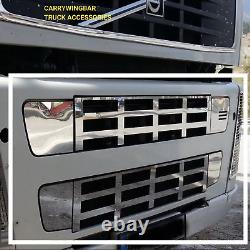 Truck Front Upper and Lower Grill for Volvo FH2 Chrome Stainless steel