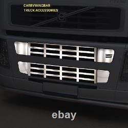 Truck Front Upper and Lower Grill for Volvo FH2 Chrome Stainless steel