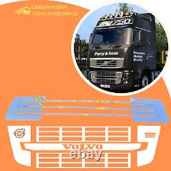 Truck Front Upper and Lower Grill for Volvo FH3 Chrome Stainless steel