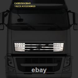 Truck Front Upper and Lower Grill for Volvo FH3 Chrome Stainless steel