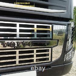 Truck Front Upper and Lower Grill for Volvo FH3 Chrome Stainless steel