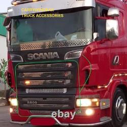 Truck Grill for Scania R500 2010-2013 Sensorless Chrome Stainless steel