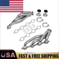 Truck Headers For 60-86 C-10 LS Chevy GMC Direct Fit Stainless Steel Replacement
