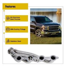 Truck Headers For LS series engine swaps Direct Fit New Stainless Steel 2Pcs