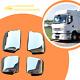 Truck Renault Premium 440/460 Side Mirror Guards Cover Chrome Stainless Steel