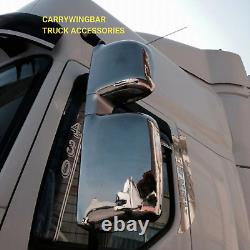 Truck Renault Premium 440/460 Side Mirror Guards Cover Chrome Stainless steel