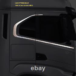 Truck Side window Trim Strip for Iveco S-Way Chrome Stainless steel