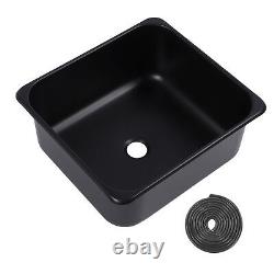 Truck Stainless Steel RV Kitchen Sink With 40mm Drain Outlet 13.78x12.6x5.91in