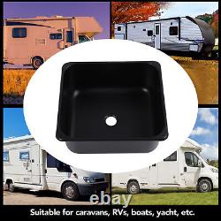 Truck Stainless Steel RV Kitchen Sink With 40mm Drain Outlet 13.78x12.6x5.91in