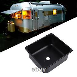 Truck Stainless Steel RV Kitchen Sink With 40mm Drain Outlet 13.78x12.6x5.91in