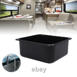 Truck Stainless Steel RV Kitchen Sink With 40mm Drain Outlet 13.78x12.6x5.91in