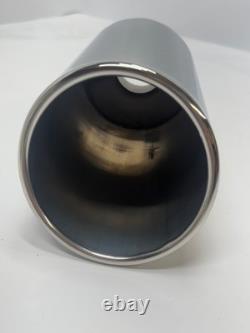 Truck Stainless Steel Rolled Angle Exhaust Tip 2.5 Inlet 5 Outlet 12 Long