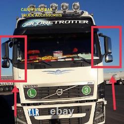 Truck VOLVO FH2-FH3 Side Mirror Guards Cover Chrome Stainless steel