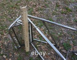 Truck West Coast Mirror Pair Stainless Steel LARGE 7 X 16 VERY GOOD USED CON