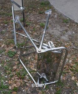 Truck West Coast Mirror Pair Stainless Steel LARGE 7 X 16 VERY GOOD USED CON