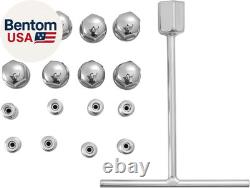 Truck Wheel Simulator Covers 17 Inch Stainless Steel