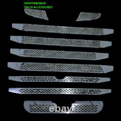 Truck Wide Front Grill for Scania Streamline With Sensor Chrome Stainless steel