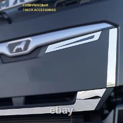 Truck front panel Grill Trim for MAN TGX Euro 6 2021-2024 Chrome Stainless steel