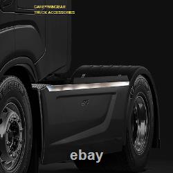 Truck side strip trim lath for Iveco S-Way Chrome Stainless steel