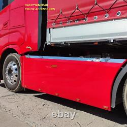 Truck side strip trim lath for Iveco S-Way Chrome Stainless steel