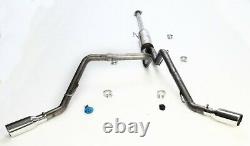 USED Stainless Steel Dual Exit Cat Back Exhaust System 05-15 Toyota Tacoma V6