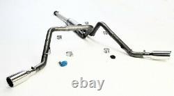 USED Stainless Steel Dual Exit Cat Back Exhaust System 05-15 Toyota Tacoma V6