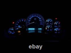 US Speedo Blue Font Stainless Steel Gauge Face for 03-05 GM/Chevy Truck & SUV