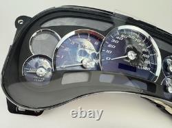 US Speedo Custom Skull Stainless Steel Gauge Face for 03-05 GM/Chevy Truck & SUV