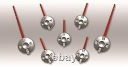 US Speedo Red Font Stainless Steel Gauge Face for 95'-98' GM/Chevy Truck & SUV