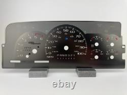 US Speedo Stealth (Stainless Steel) Gauge Face for 95'-98' GM/Chevy Truck & SUV