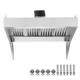 Uimoso Commercial Exhaust Hood 5ft Food Truck Hood Exhaust 201 Stainless Steel